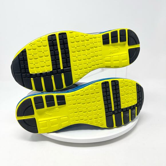 Puma Womens BioRide Gray, White & Blue Athletic cross Country Running Shoe 8.5 - Picture 5 of 8